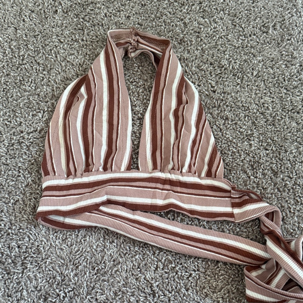 Striped Halter Top
